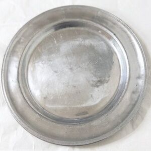 Vintage Pewter RWP Plate 13 in. Wilton, Columbia PA